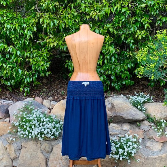 The Great. shirred waist woven pattern skirt - Picture 7 of 11